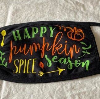 Happy Pumpkin Spice Season Mask