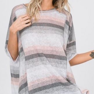 Knit Short Sleeve Top - Multiple Colors