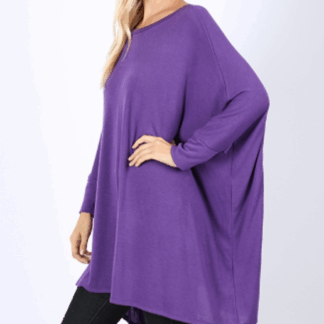 Sweater Poncho with Sleeves