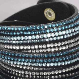 Rhinestone Wrap Bracelet-Multiple Colors