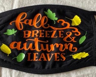 Fall Breeze & Autumn Leaves Mask