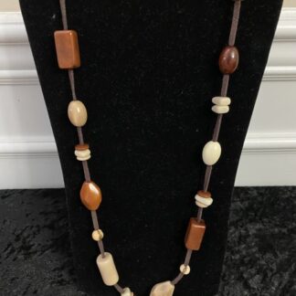 Tagua Nut Brown Necklace