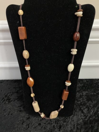 Tagua Nut Brown Necklace