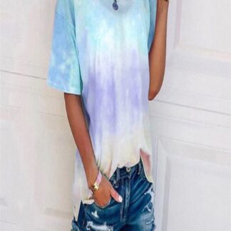 Blue Tie Dye T Shirt