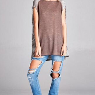Mocha Sleeveless Top