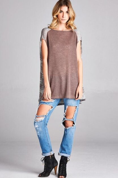Mocha Sleeveless Top