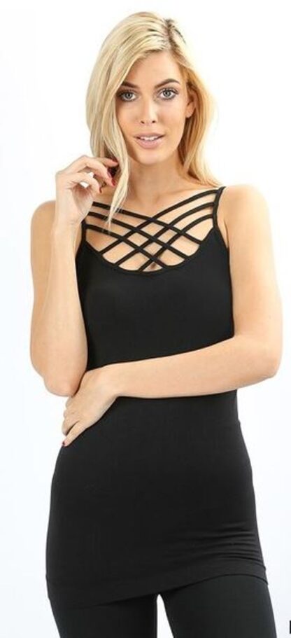 Triple Criss-Cross Cami Multiple Colors