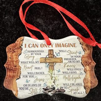 I can only Image Ornament